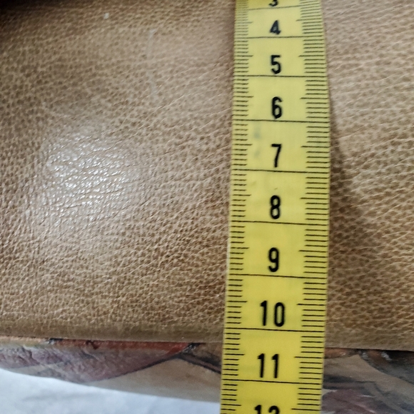 Vintage Floral Embroidered Tote Bag - Cream and Brown - Picture 11 of 13